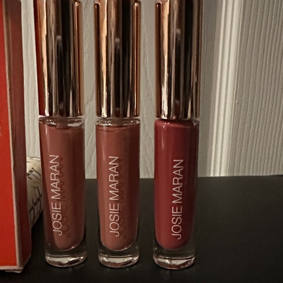 Josie Maran Argan Amour Lip Gloss Trio - Pink and Red - Picture 2 of 2